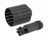 FCW CNC Durshlag フラッシュハイダー&マズルブレーキセット