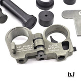 【在庫品】BJ TAC LT Style Stainless Steel Folding stock adapter set for MWS M4 (BK)