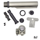 【在庫品】BJ TAC LT Style Stainless Steel Folding stock adapter set for MWS M4 (BK)