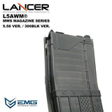 EMG/Angry Gun LANCER SYSTEMS 公式ライセンス L5AWM V2 MWSマガジン(Translucent & Opaque)