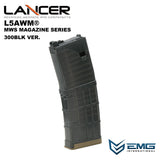 EMG/Angry Gun LANCER SYSTEMS 公式ライセンス L5AWM V2 MWSマガジン(Translucent & Opaque)