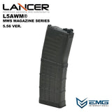 EMG/Angry Gun LANCER SYSTEMS 公式ライセンス L5AWM V2 MWSマガジン(Translucent & Opaque)