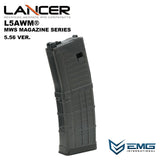 EMG/Angry Gun LANCER SYSTEMS 公式ライセンス L5AWM V2 MWSマガジン(Translucent & Opaque)