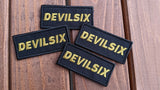 DEVILSIX x GOAT COLLAB OKINAWA DESIGN LOGO PATCH - VERSION 2 - DEVILSIX