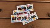 DEVILSIX x GOAT COLLAB OKINAWA DESIGN LOGO PATCH - VERSION 2 - DEVILSIX