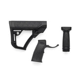 Daniel Defense Buttstock, Pistol Grip, & Vertical Foregrip Combo - DEVILSIX