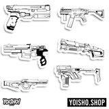 YOISHO! - Cyberpunk 2077 "WEAPONS" Collection - Sticker - DEVILSIX