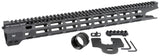MI Combat Rail One Piece Free Float Handguard - DEVILSIX