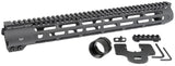 MI Slim Line One Piece Free Float Handguard - DEVILSIX