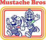 TRIPLE FEED - 	Retro Stache Bros Shirt - DEVILSIX