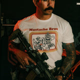 TRIPLE FEED - 	Retro Stache Bros Shirt - DEVILSIX