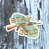 Armazon - STAY GOLD STICKER - DEVILSIX