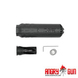 ANGRY GUN 3Dプリント ステンレス製 HUXWRX FLOW 556Kタイプ ダミーサプレッサー＆フラッシュハイダー