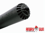 Angry Gun 3Dプリント ステンレススチール HUXWRX FLOW 556Kタイプ ダミーサプレッサー（14mm CCW）