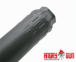 Angry Gun 3Dプリント ステンレススチール HUXWRX FLOW 556Kタイプ ダミーサプレッサー（14mm CCW）
