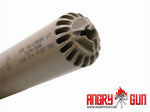 Angry Gun 3Dプリント ステンレススチール HUXWRX FLOW 556Kタイプ ダミーサプレッサー（14mm CCW）