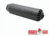 Angry Gun 3Dプリント ステンレススチール HUXWRX FLOW 556Kタイプ ダミーサプレッサー（14mm CCW）