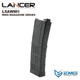 EMG/Angry Gun LANCER SYSTEMS 公式ライセンス L5AWM V2 MWSマガジン – Opaqueシリーズ (BK / FDE)