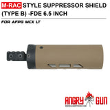 ANGRY GUN U-RAC / M-RACタイプ 6.5インチ サプレッサーシールド
