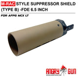 ANGRY GUN U-RAC / M-RACタイプ 6.5インチ サプレッサーシールド