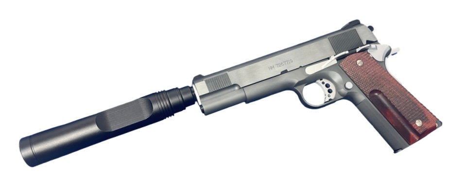 FCW MGS3タイプ 1911 ダミーサプレッサー 正ネジ14mm (バージョン2 FCW MGS3タイプ 1911 ダミーサプレッサー 正ネジ14mm (バージョン2