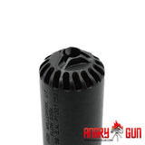 ANGRY GUN 3Dプリント ステンレス製 HUXWRX FLOW 556Kタイプ ダミーサプレッサー＆フラッシュハイダー