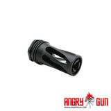 ANGRY GUN 3Dプリント ステンレス製 HUXWRX FLOW 556Kタイプ ダミーサプレッサー＆フラッシュハイダー