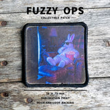FUZZY OPS Poppin’ Buddies モラールパッチ 01 ポップコーンを食べるサングラス姿のバニー