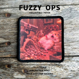 FUZZY OPS Poppin’ Buddies モラールパッチ 05 金色のチェーンと紙幣に囲まれたハムスター