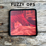 FUZZY OPS Poppin’ Buddies モラールパッチ 06 ベッドでくつろぐハムスター