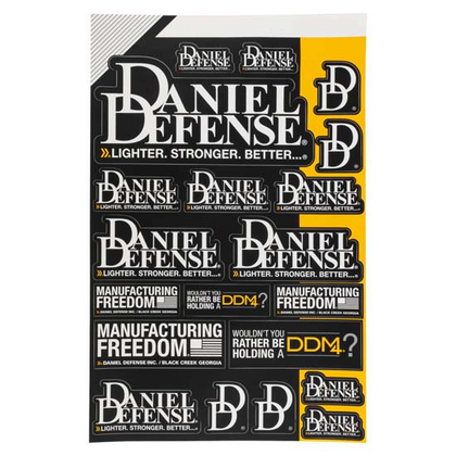 【即納品】Daniel Defense Die Cut Sticker Sheet - DEVILSIX