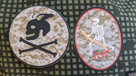 PBJ Supply - 353rd & The Devils Own Grim Reapers Camo Sticker Packs - DEVILSIX