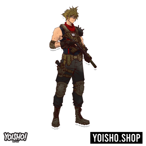 YOISHO! - FFVII "SOLDIER + Chocobo War Mount" Collection - Sticker - DEVILSIX